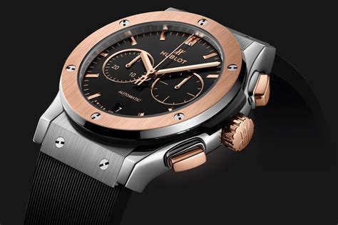 hublot classic fusion chronograph titanium king gold|More.